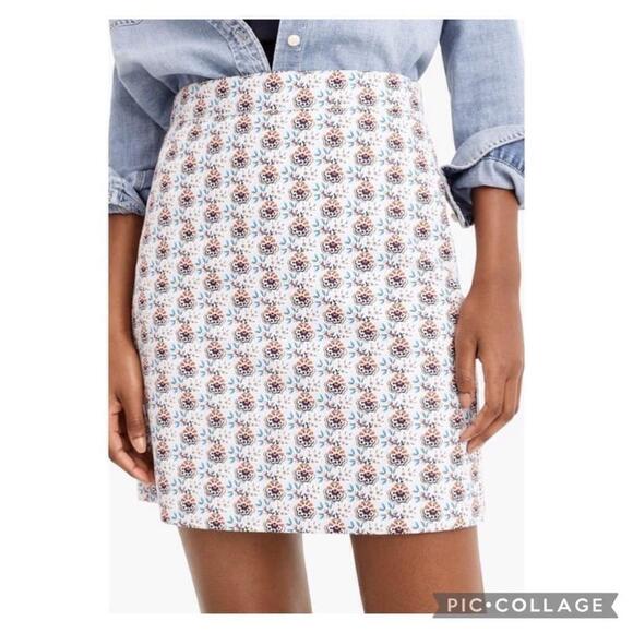 NWOT J.Crew Point Sur Aviera Print Mini Skirt | Tall Length - Picture 8 of 9